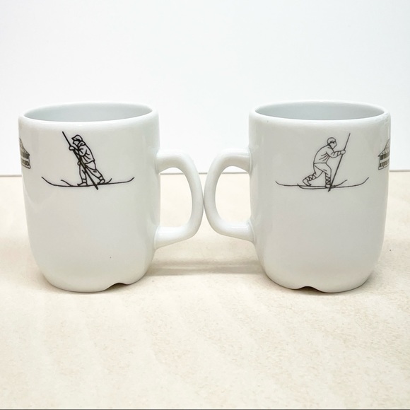 Porsgrund Norway Demitasse Cups & Saucers Porcelain RARE Set of Two - Picture 3 of 10